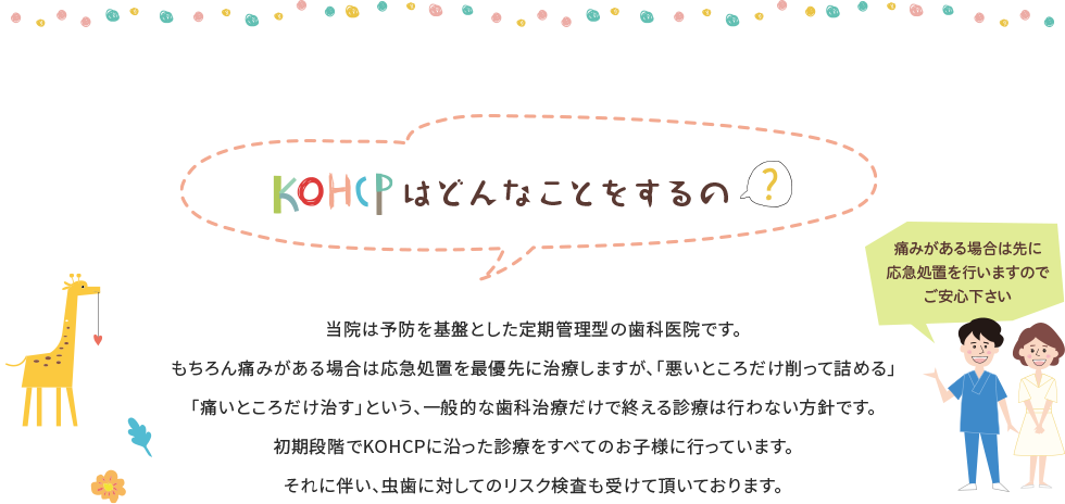 KOHCPはどんなことをするの？